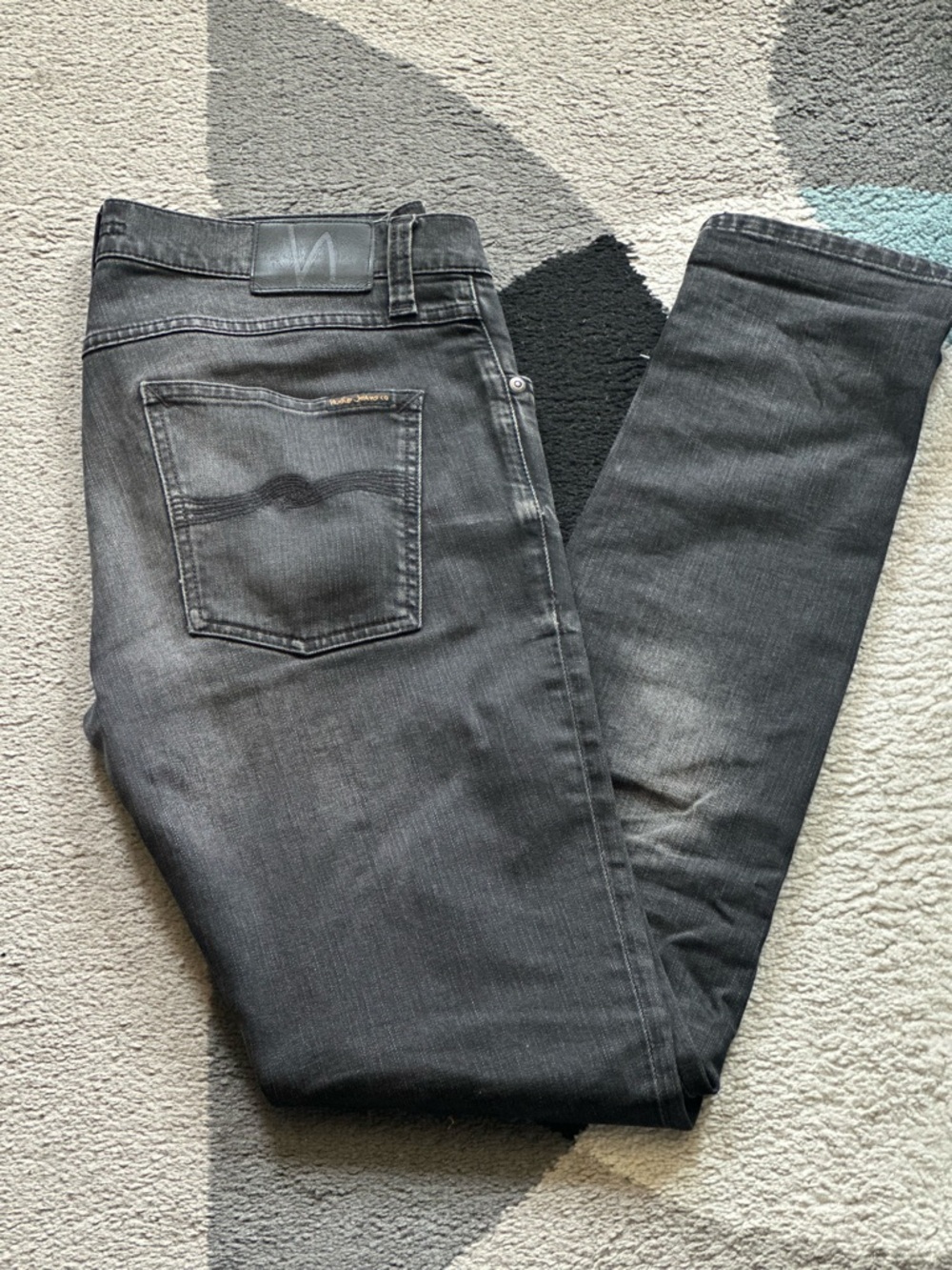 Nudie Jeans Slim Men's Black Denim Jeans